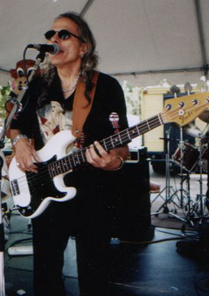 Ralph Rivera on the bass